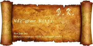 Vágner Kitti névjegykártya
